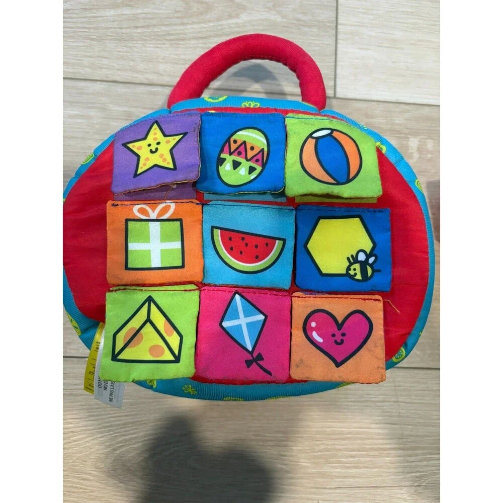 Melissa & Doug K's Kids Take-Along Shape Sorter Carry Toy With 2-Sided Activity